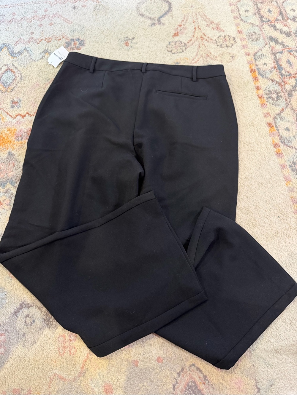 Old Navy Black Taylor Wide-Leg Trousers - Picture 3 of 3